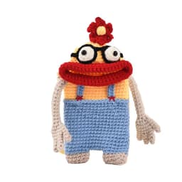 image-Handmade DIY Knitted Phone Crossbody Bag