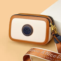image-Women's Fashion Vintage Wide Shoulder Strap Crossbody Bag