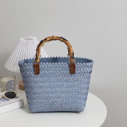 image-Women's Fashionable Retro Portable Large Capacity Handbag