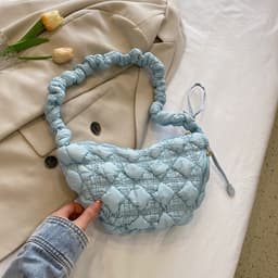 image-Women's Fashion Special-interest All-Match Cloud Pleated Underarm Bag
