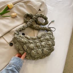 image-Women's Fashion Special-interest All-Match Cloud Pleated Underarm Bag