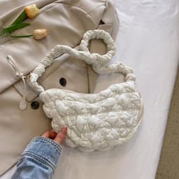 image-Women's Fashion Special-interest All-Match Cloud Pleated Underarm Bag