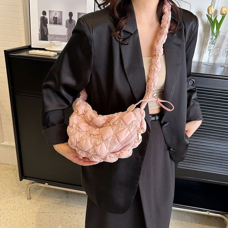 image-Women's Fashion Special-interest All-Match Cloud Pleated Underarm Bag