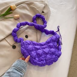 image-Women's Fashion Special-interest All-Match Cloud Pleated Underarm Bag