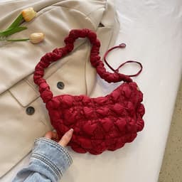 image-Women's Fashion Special-interest All-Match Cloud Pleated Underarm Bag
