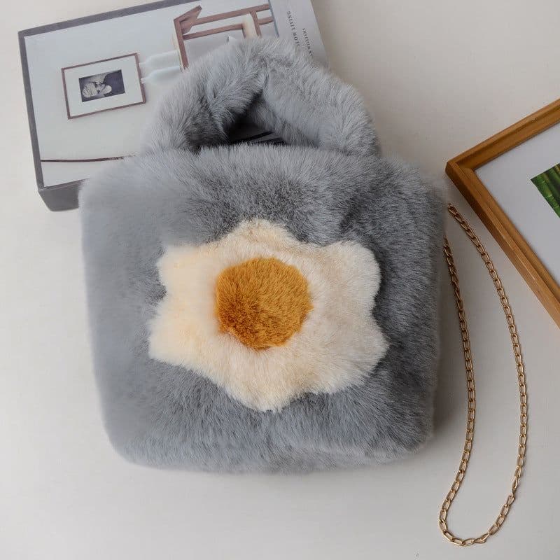 image-Women's Fashion All-match Plush One-shoulder Crossbody Handbag