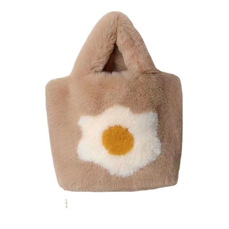image-Women's Fashion All-match Plush One-shoulder Crossbody Handbag