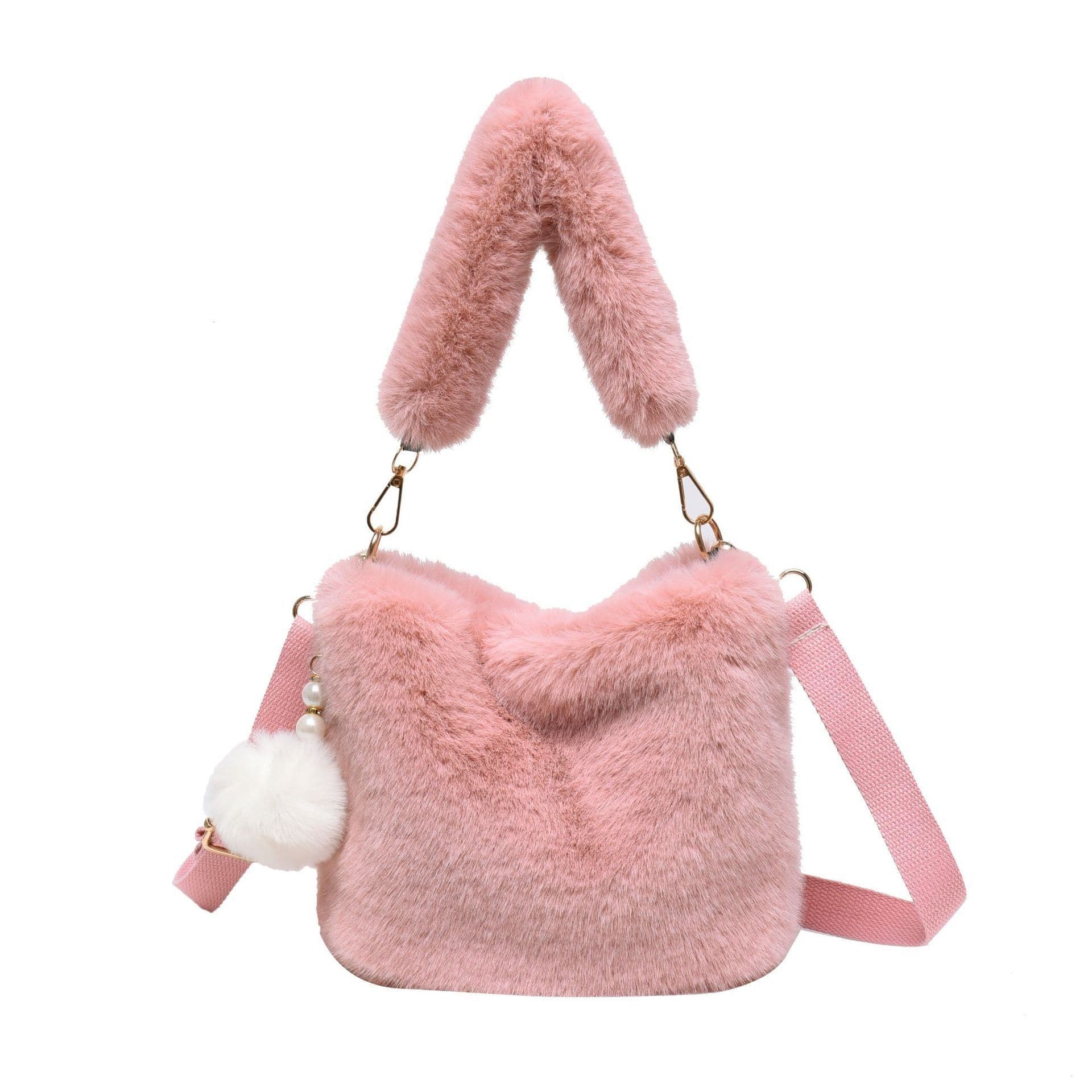 image-Women's Fashion One-shoulder Portable Crossbody Bucket Bag