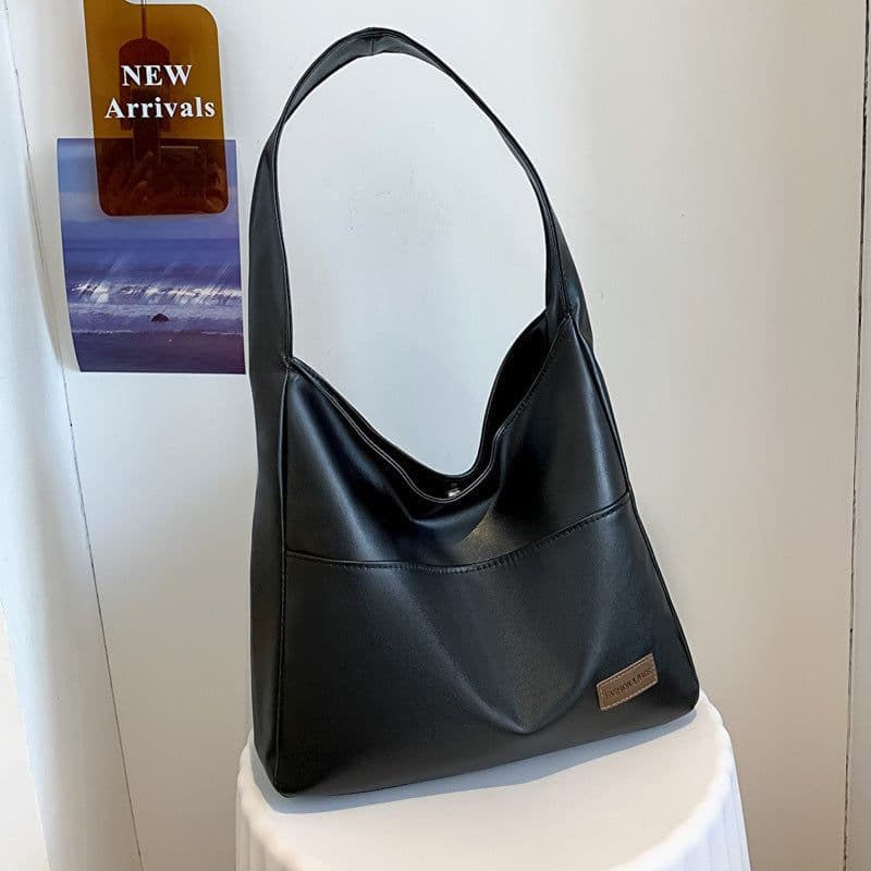 image-Women's Fashion Simple Large Capacity Retro Shoulder Bag