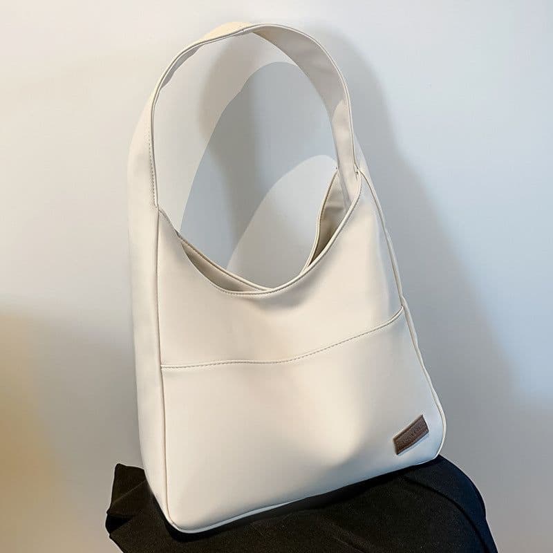image-Women's Fashion Simple Large Capacity Retro Shoulder Bag