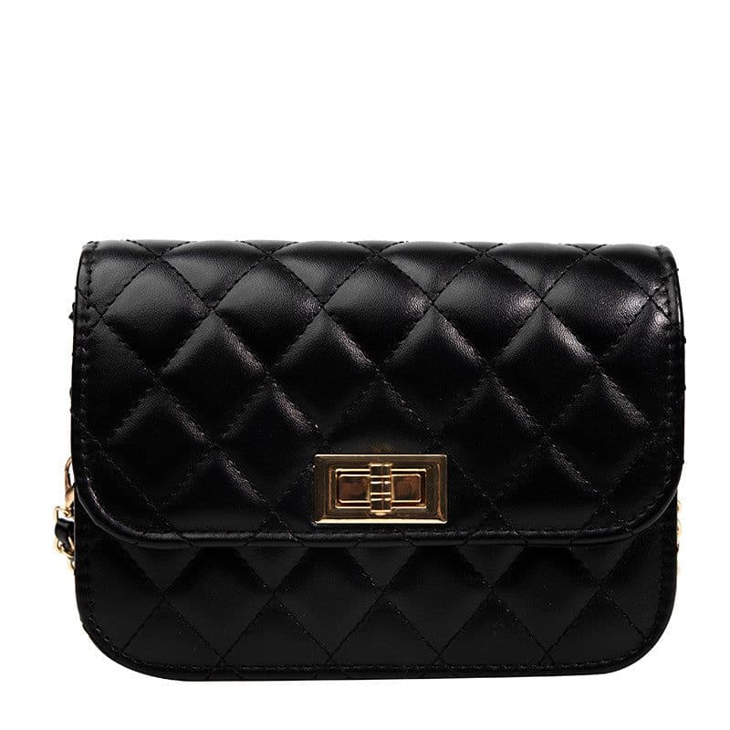 image-Women's Fashion Casual Diamond Chain Shoulder Messenger Bag