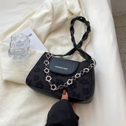 image-Women's Fashion Casual Large Capacity Underarm Shoulder Bag