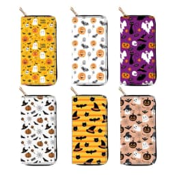 image-Men's And Women's Fashion PU Long Zip Wallet
