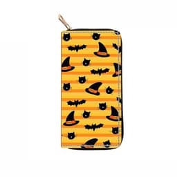 image-Men's And Women's Fashion PU Long Zip Wallet