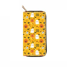 image-Men's And Women's Fashion PU Long Zip Wallet