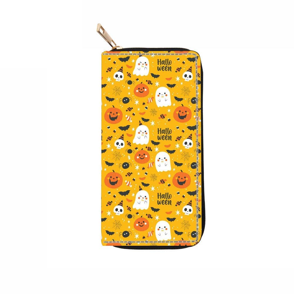image-Men's And Women's Fashion PU Long Zip Wallet