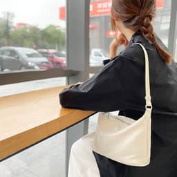 image-Women's Stylish And Lightweight Waterproof Nylon Shoulder Messenger Bag
