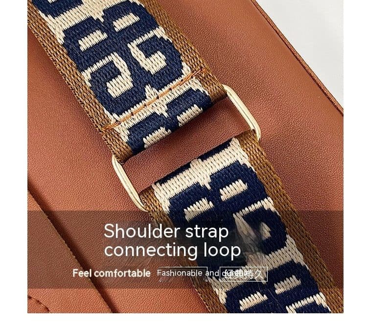 image-Retro Fashion PU Messenger Temperament Western Style Shoulder Bag