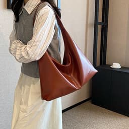 image-Large Capacity Armpit Bag Fashion Commuter Shoulder Bags For Women Shopping Handbags Tote