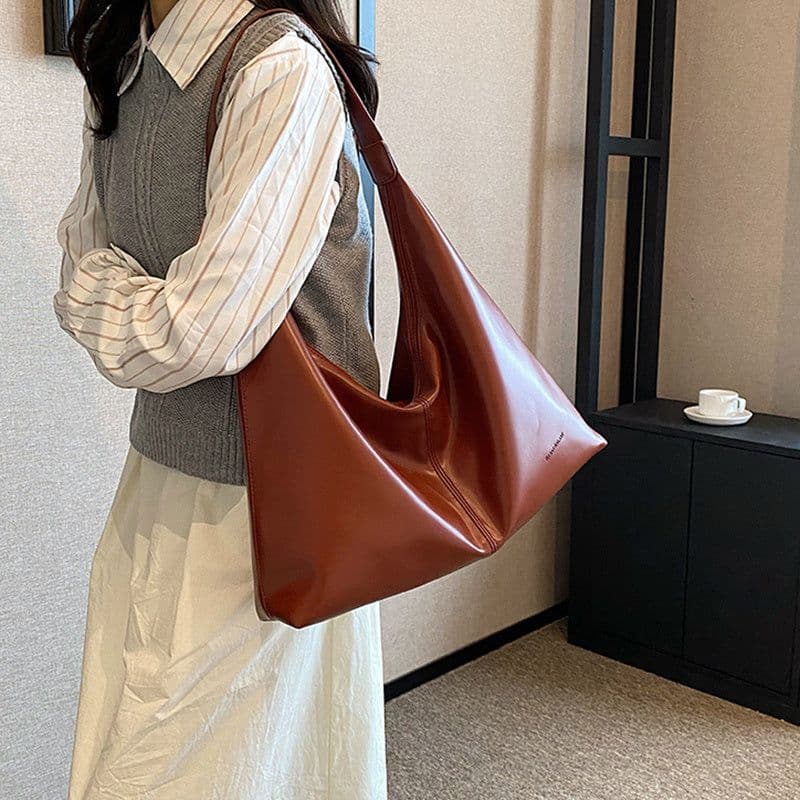 image-Large Capacity Armpit Bag Fashion Commuter Shoulder Bags For Women Shopping Handbags Tote