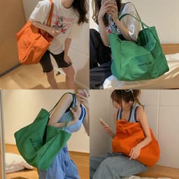 image-Ins Large Capacity Bag Shopping Bag Fashion Totes Versatile Shoulder Bag