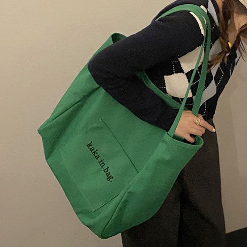 image-Ins Large Capacity Bag Shopping Bag Fashion Totes Versatile Shoulder Bag