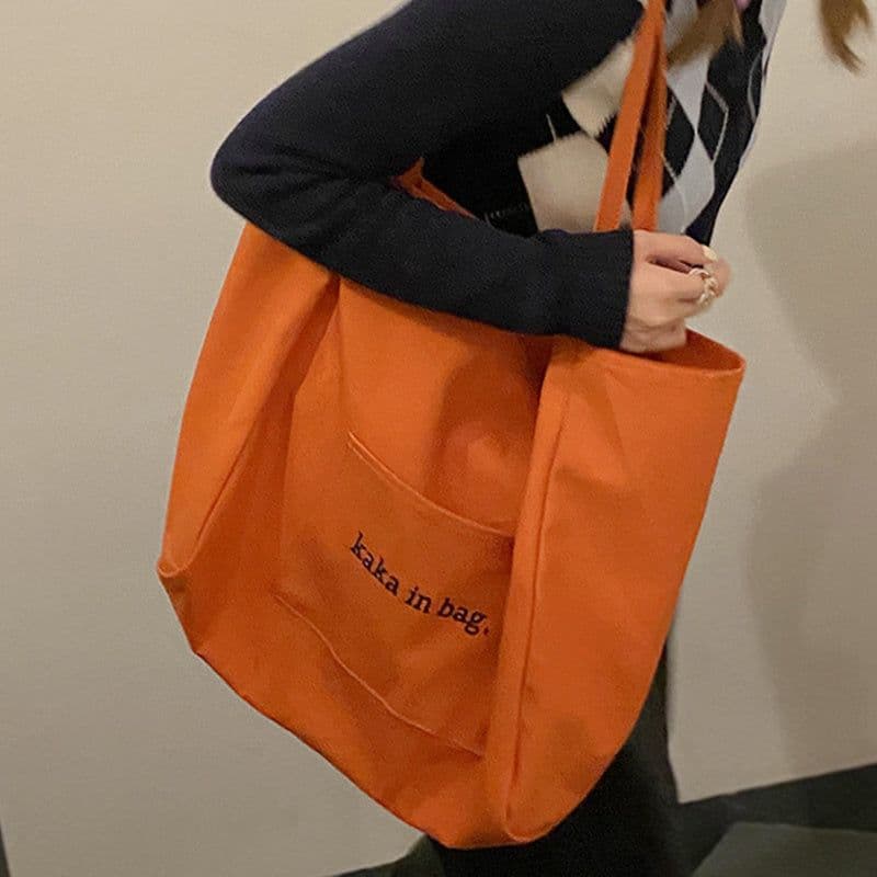 image-Ins Large Capacity Bag Shopping Bag Fashion Totes Versatile Shoulder Bag
