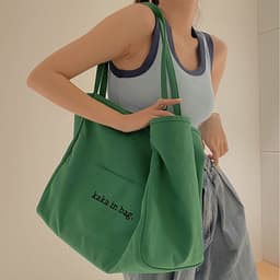 image-Ins Large Capacity Bag Shopping Bag Fashion Totes Versatile Shoulder Bag