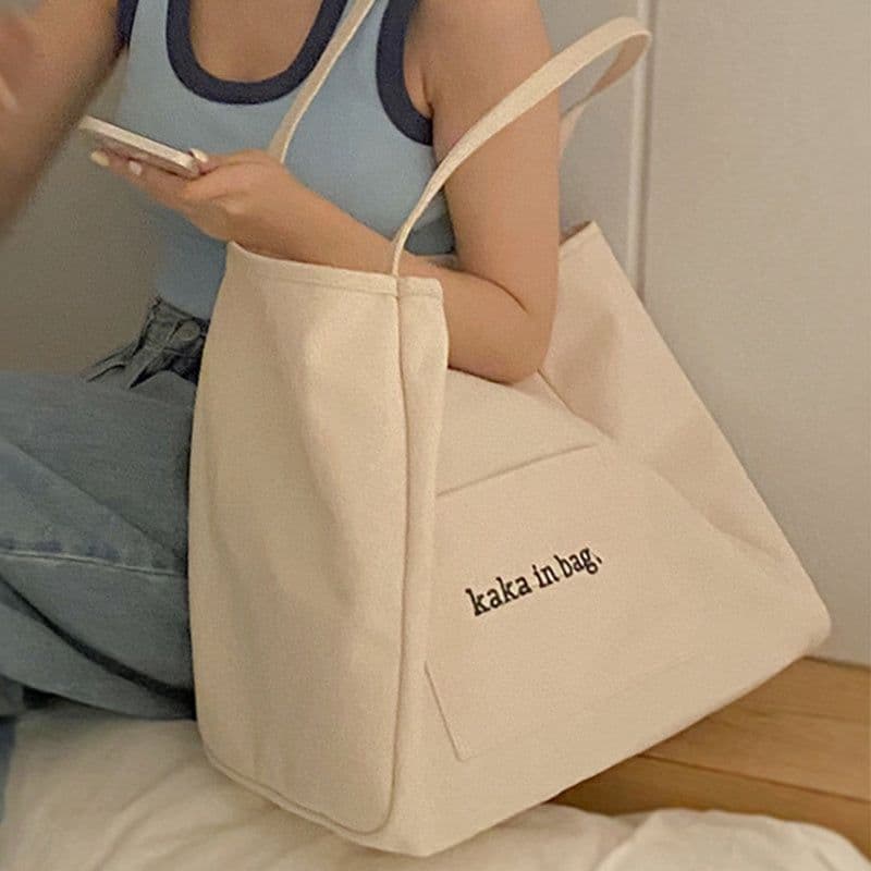 image-Ins Large Capacity Bag Shopping Bag Fashion Totes Versatile Shoulder Bag
