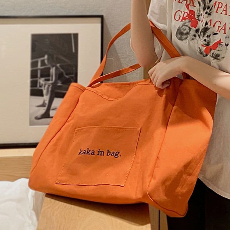 image-Ins Large Capacity Bag Shopping Bag Fashion Totes Versatile Shoulder Bag