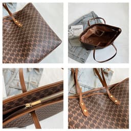 image-Simple Casual Commuting Tote Bag Fashion High Capacity Shoulder Bag Handbag