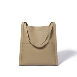 image-Sentong Qin Bucket First Layer Cowhide Tote Women's Large Capacity Shoulder Bag