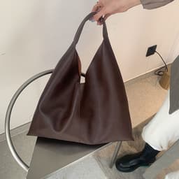 image-Autumn And Winter New Soft Leather High Capacity One Shoulder Tote Bag