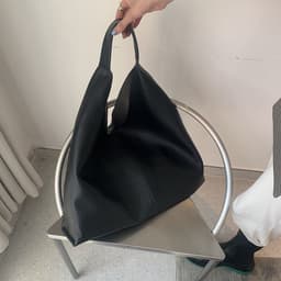 image-Autumn And Winter New Soft Leather High Capacity One Shoulder Tote Bag