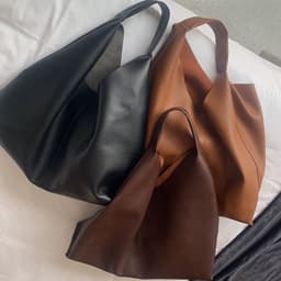 image-Autumn And Winter New Soft Leather High Capacity One Shoulder Tote Bag