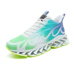 image-Fashion Novel Blade Men's Shoes Flying Woven Breathable Clunky Sneakers