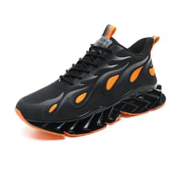 image-Fashion Novel Blade Men's Shoes Flying Woven Breathable Clunky Sneakers