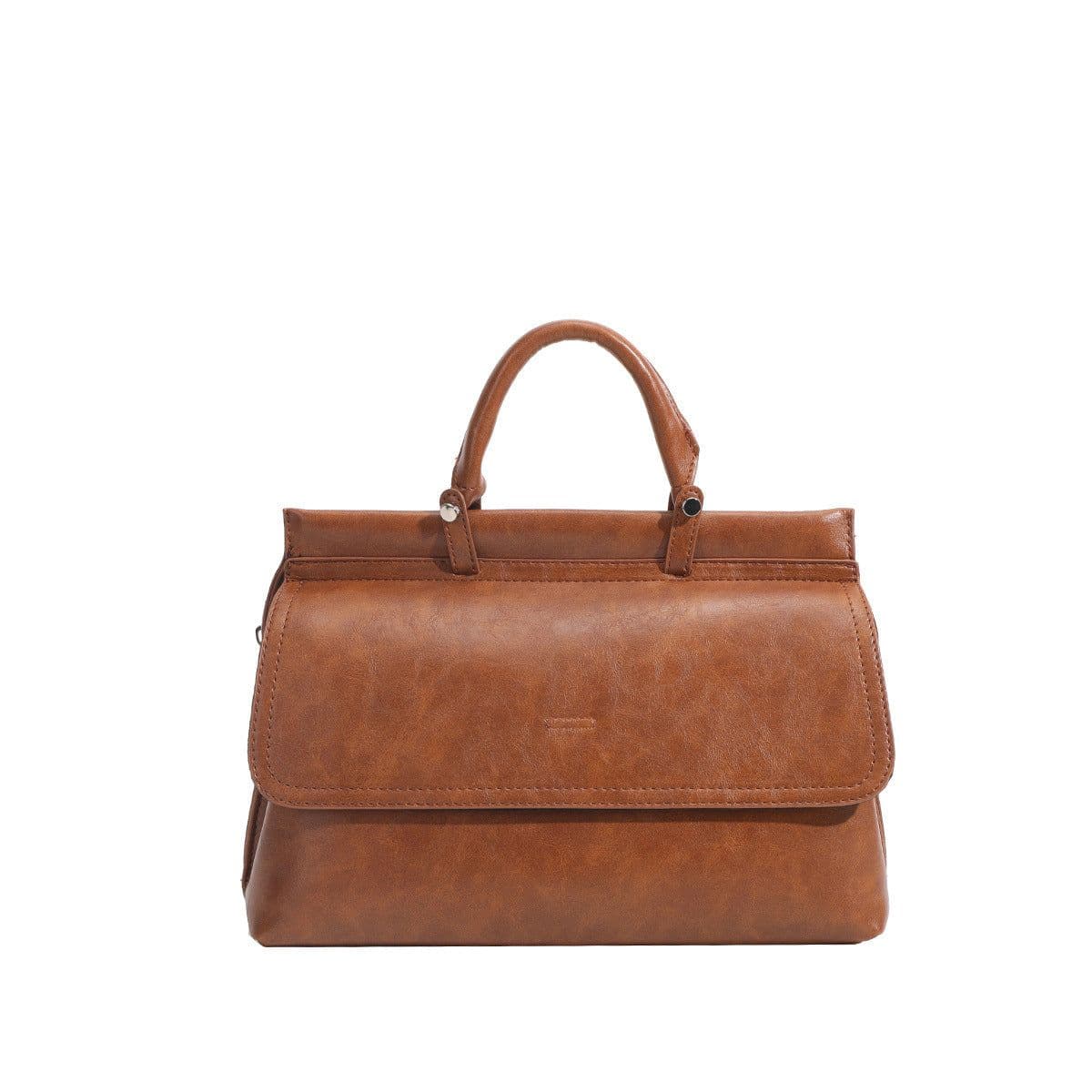 image-Fashion European And American Style Retro Shoulder Messenger Tote Bag