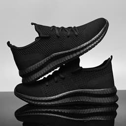 image-Men's Low-top Net Cloth Casual Shoes