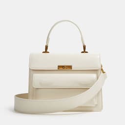 image-Textured Patent Leather Glossy Portable Fashion New Women Bag
