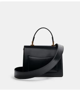 image-Textured Patent Leather Glossy Portable Fashion New Women Bag