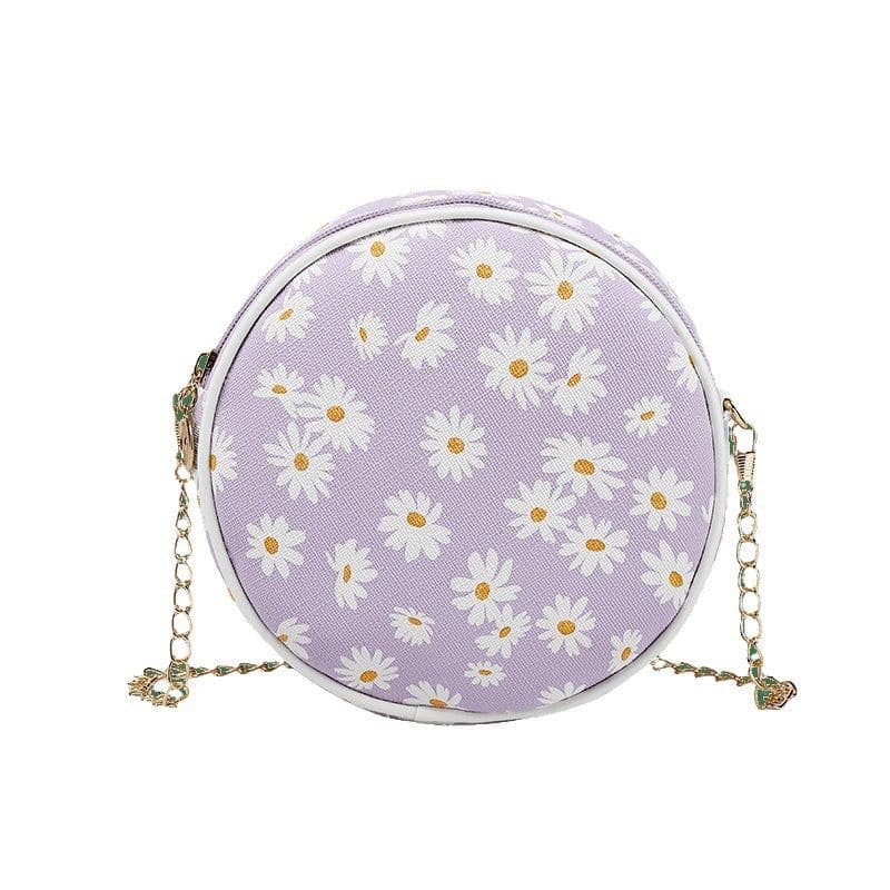 image-Women's Casual Fashion Crossbody Small Round Bag