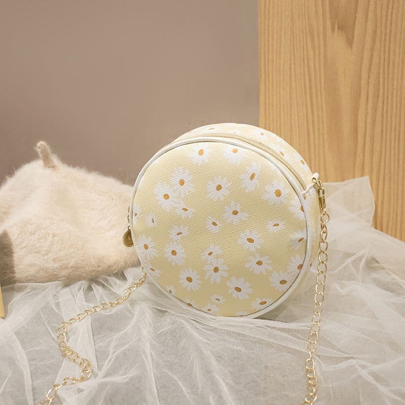 image-Women's Casual Fashion Crossbody Small Round Bag