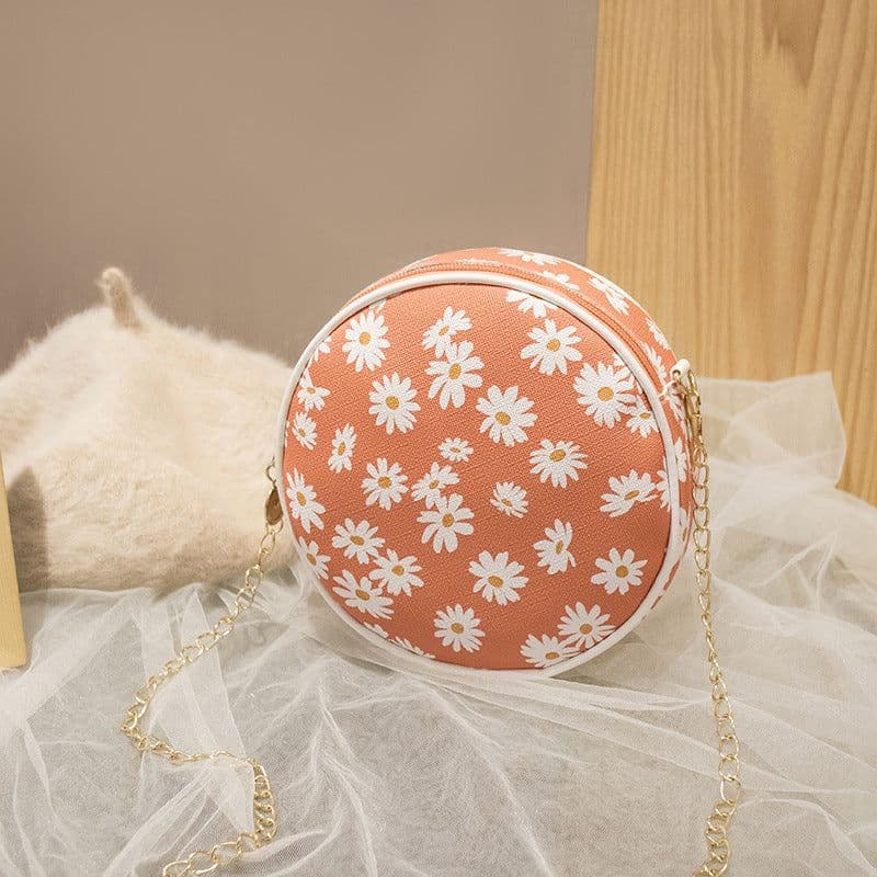 image-Women's Casual Fashion Crossbody Small Round Bag