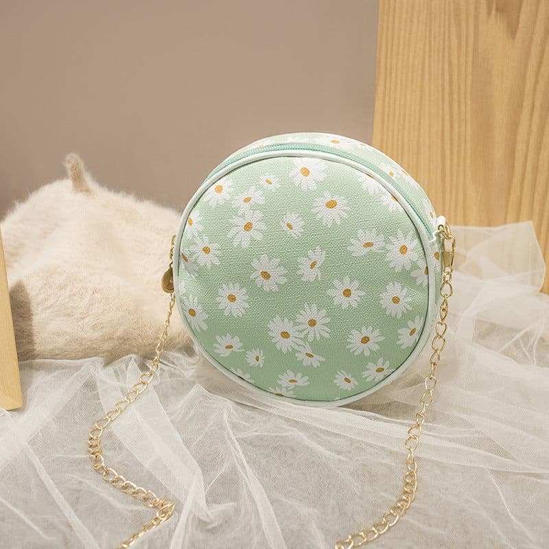image-Women's Casual Fashion Crossbody Small Round Bag