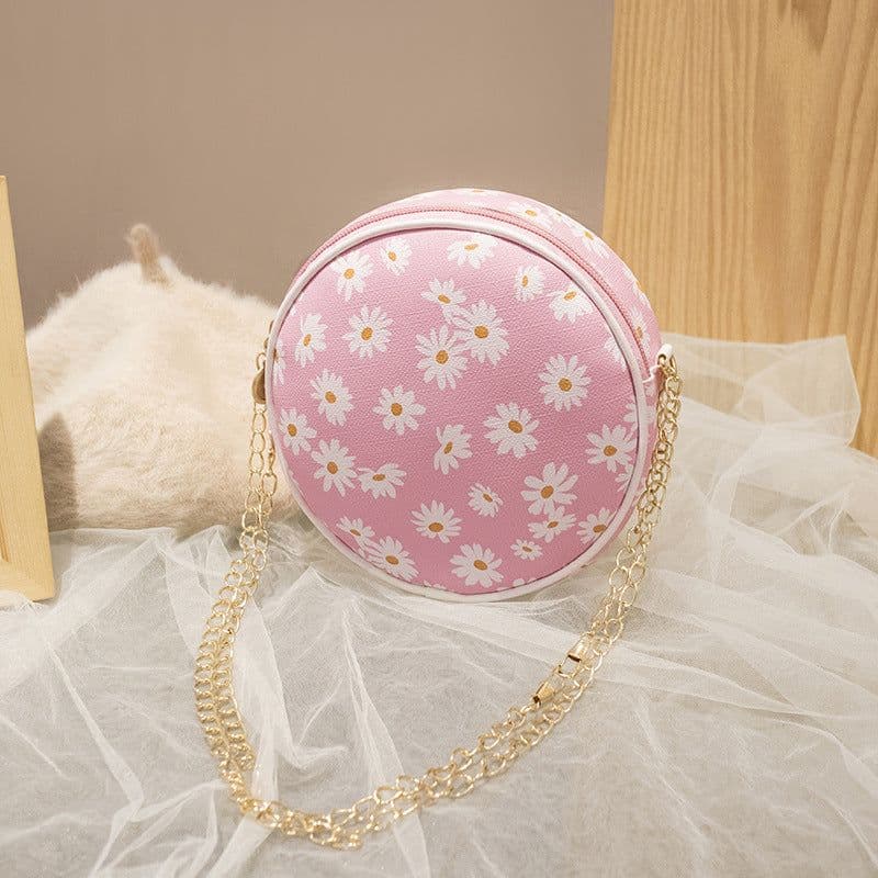 image-Women's Casual Fashion Crossbody Small Round Bag