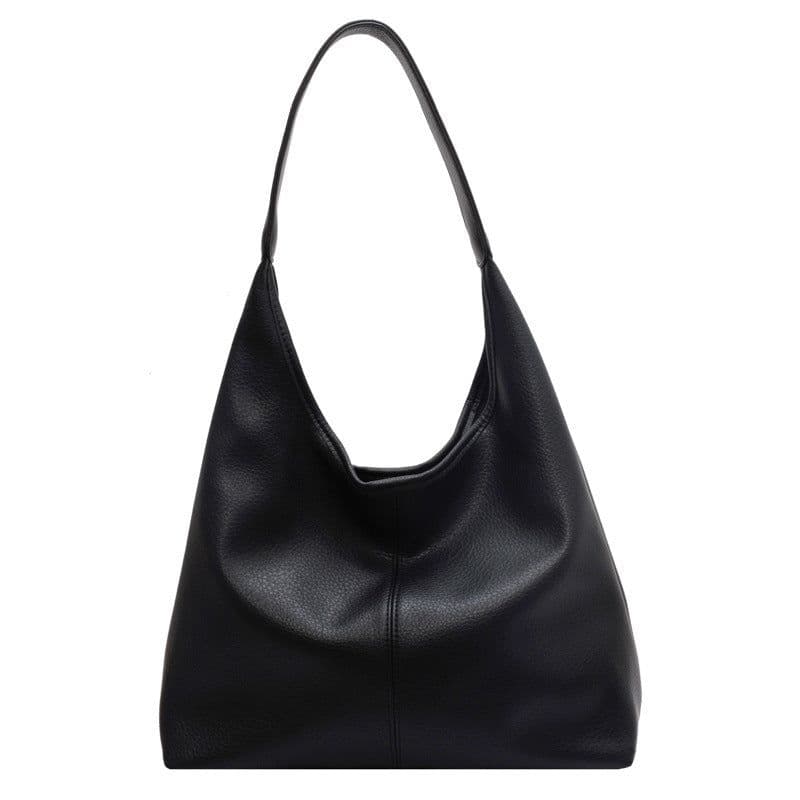 image-Women's Soft Leather Underarm Son Mother Shoulder Bag