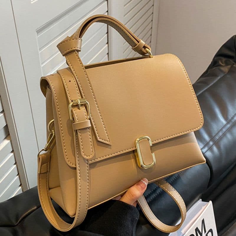 image-Retro Women's Frosted Small Square Bag Casual Shoulder Bag