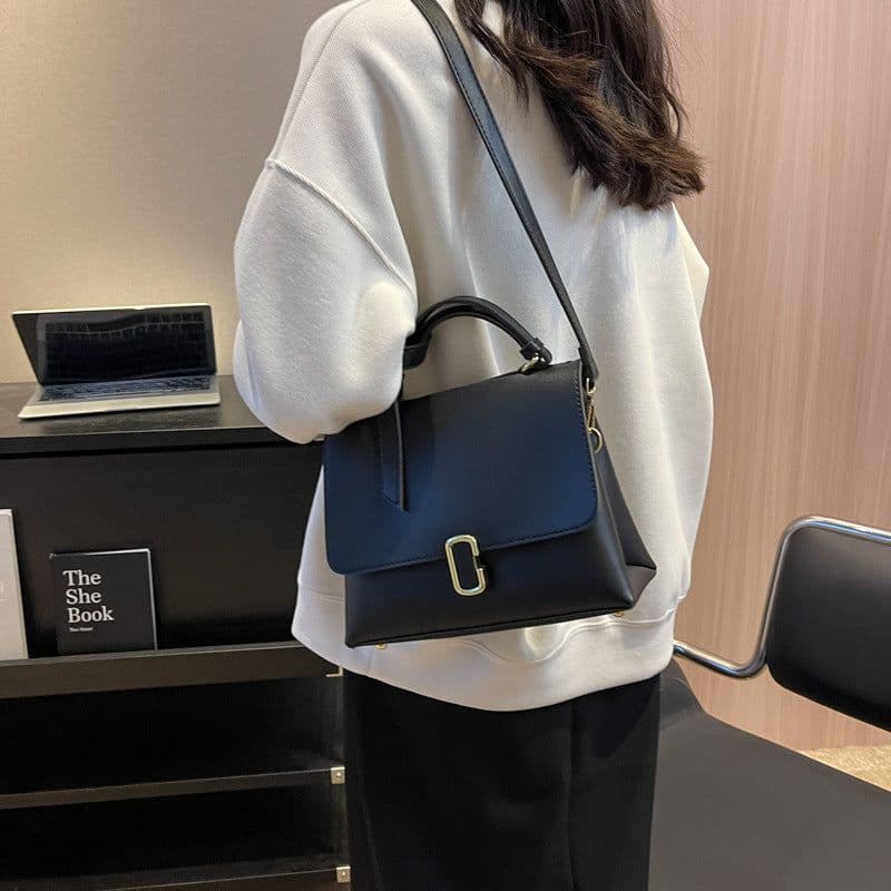 image-Retro Women's Frosted Small Square Bag Casual Shoulder Bag