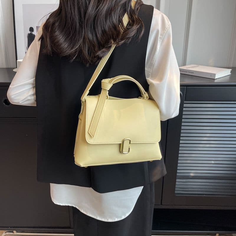 image-Retro Women's Frosted Small Square Bag Casual Shoulder Bag